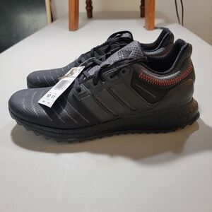 Adidas Ultraboost Alphaskin XXII GX6849 Black Red Running Shoes New Mens Sz 10